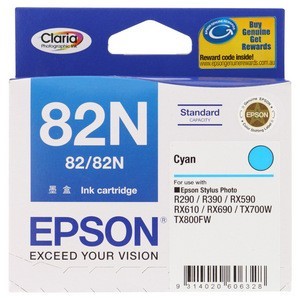 Epson T1122 (82N) Cyan Ink Cartridge