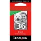 Lexmark Genuine No.36 (18C2130A)  Black Ink Cartridge