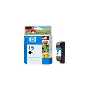 HP Genuine 15 Black Ink Cartridge C6615DA