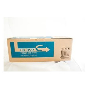 kyocera TK859C Genuine Cyan Toner