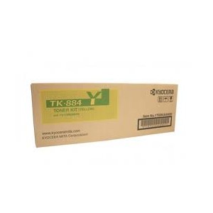 Kyocera TK884Y Genuine Yellow Toner