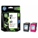 HP 60 Black & Tri-Colour Combo Pack CN067AA