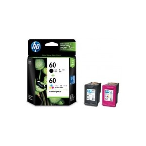 HP 60 Black & Tri-Colour Combo Pack CN067AA