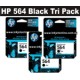 HP No.564 Black Tri Pack CB316WA