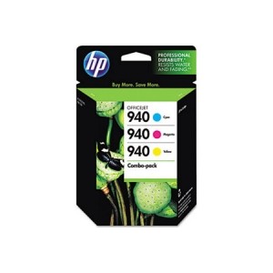HP No. 940XL Ink Value Pack (C, M, Y)