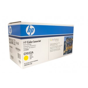HP CF032A Genuine Yellow Toner