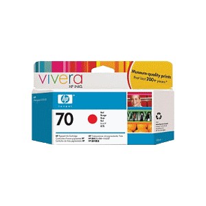 HP No.70 Red Ink Cartridge C9456A