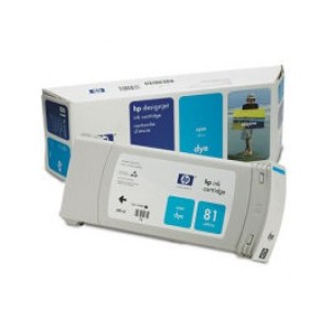 HP No.81 Cyan Dye C4931A Ink Cartridge