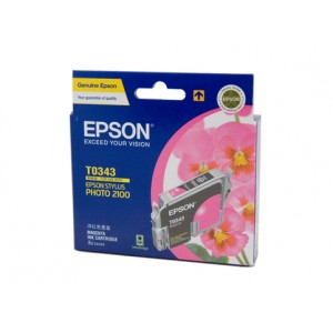 Epson Genuine T0343 Magenta Ink Cartridge C13T034390