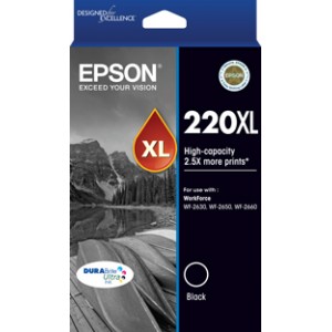 Epson Genuine 220XL Black Ink Cartridge HY