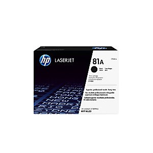 HP Genuine No. 81A (CF281A) Black Toner - 10,500 pages