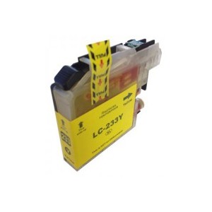 Brother Compatible LC233 Yellow Ink Cartridge