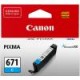 Canon Genuine CLI671 Cyan Ink Cartridge