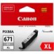 Canon Genuine CLI671XL Grey Ink Cartridge