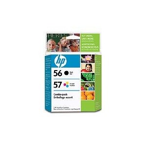 HP 56 Black / 57 Tri-colour Genuine Ink Value Pack (CC629AA)
