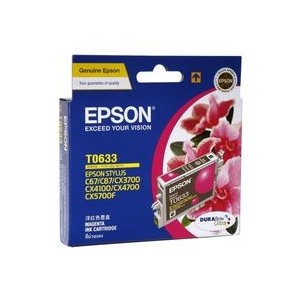 Epson Genuine T0633 Magenta Ink Cartridge