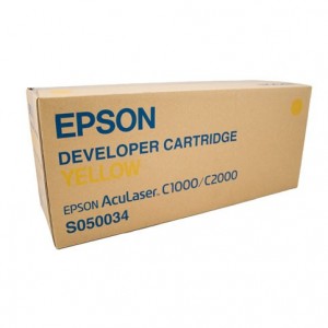 Epson Genuine S050034 Yellow Toner Cartridge